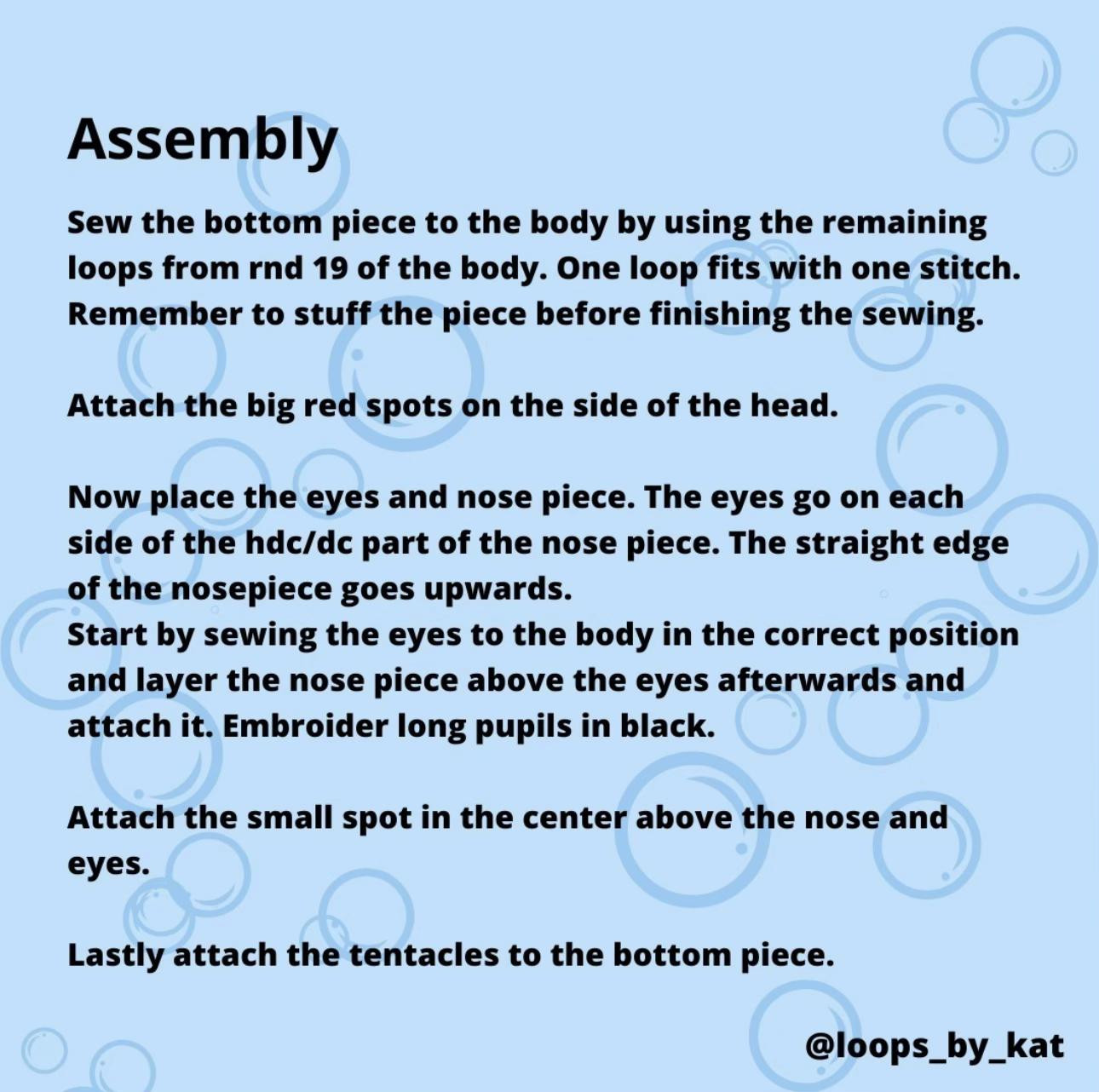 Crochet Tentacool Free Pattern