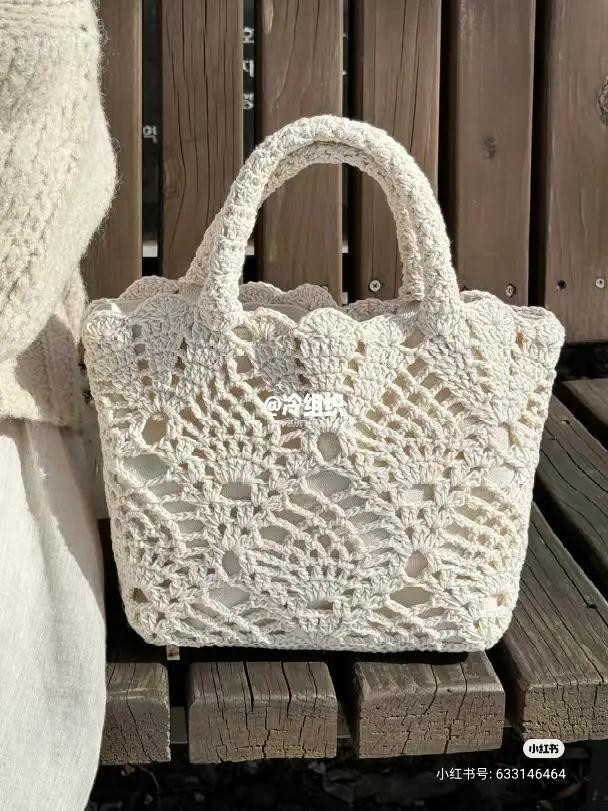 Crochet Tote Bag and Granny Square Crossbody Bag Patterns with Charts