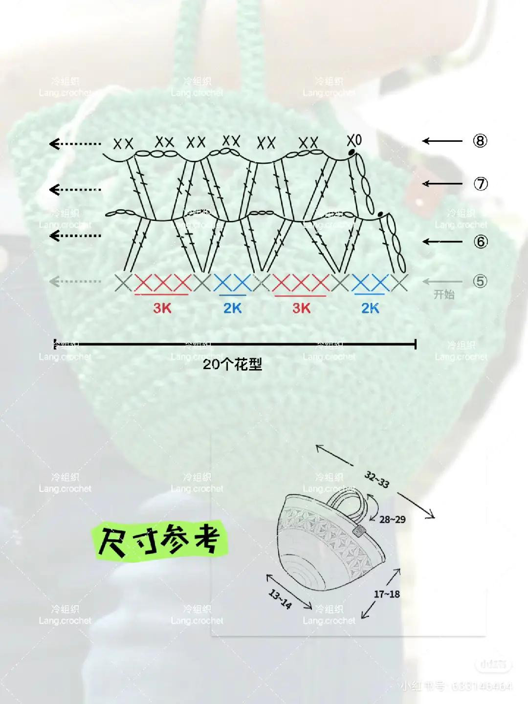 Crochet Tote Bag and Granny Square Crossbody Bag Patterns with Charts