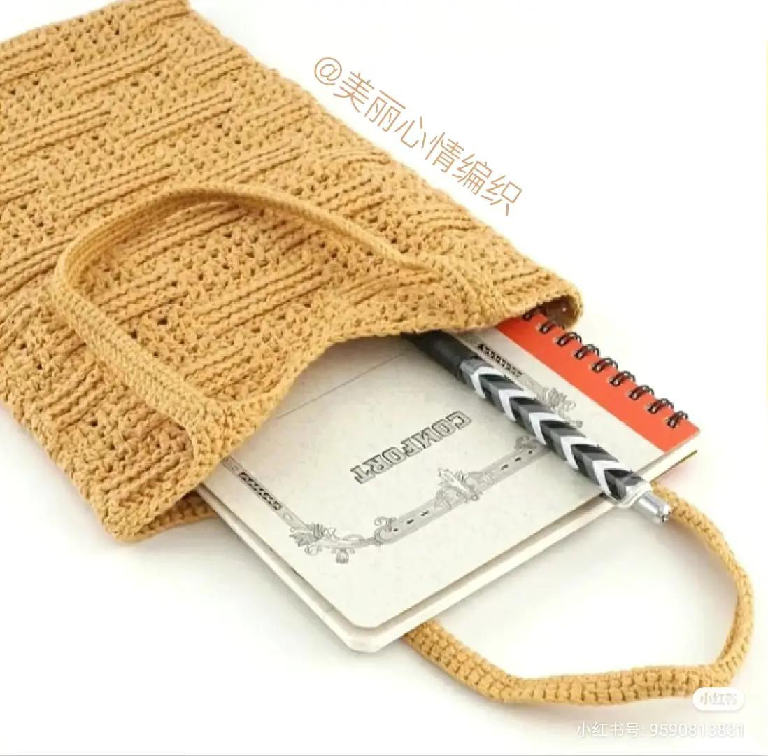 Crochet Tote Bag and Granny Square Crossbody Bag Patterns with Charts