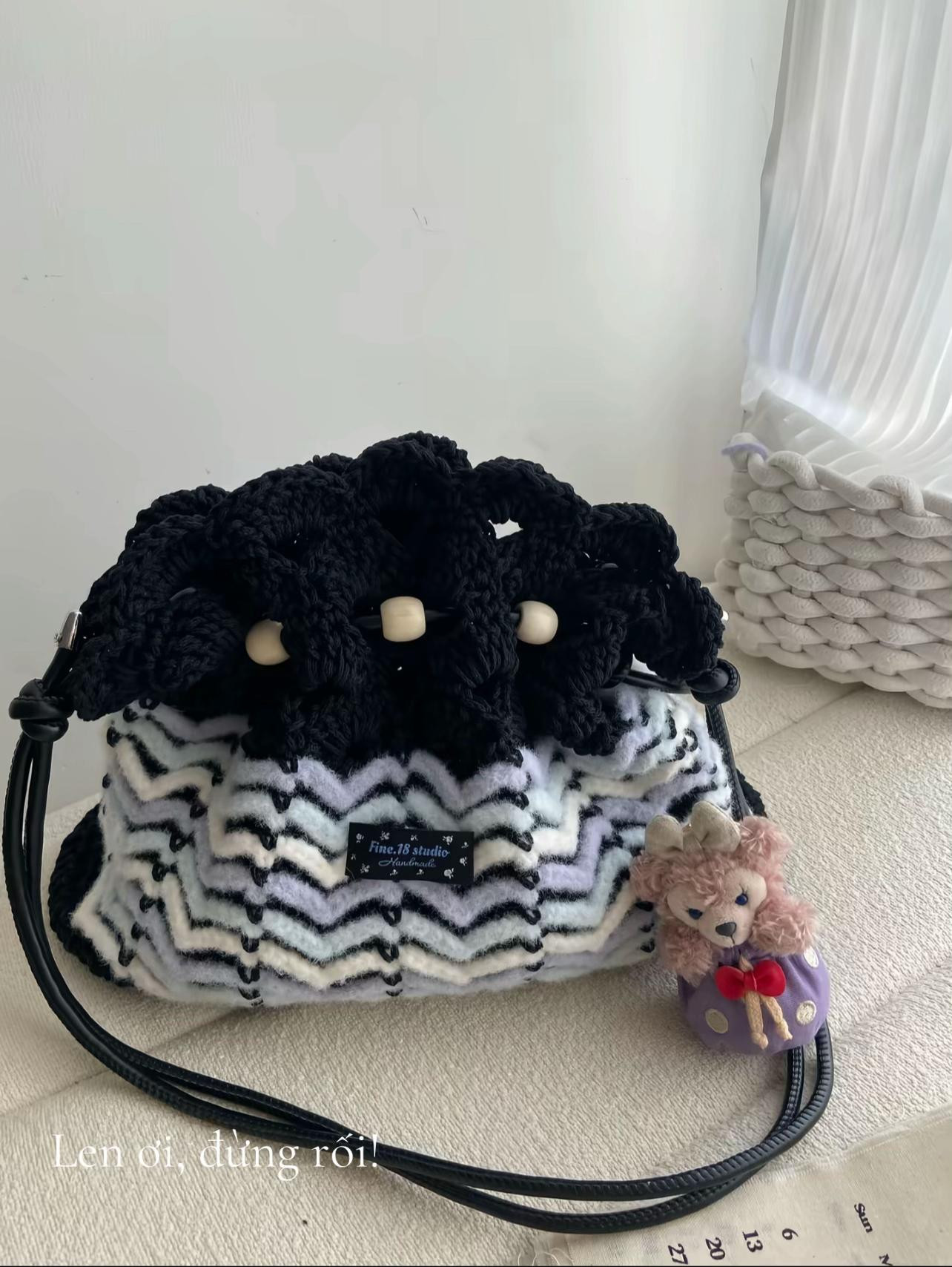 Crochet Tote Bag Chart - Island or Dunhuang Color Scheme Pattern