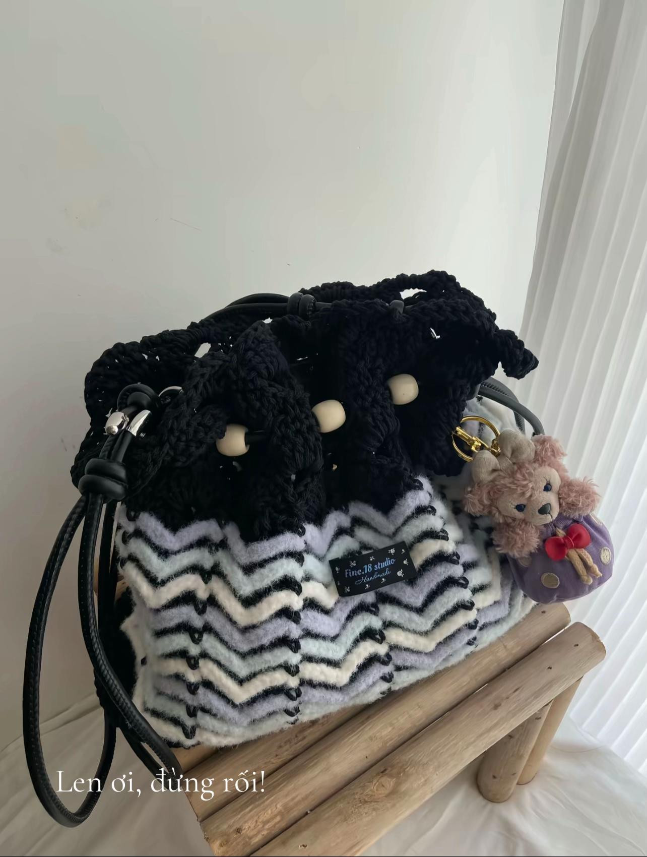 Crochet Tote Bag Chart - Island or Dunhuang Color Scheme Pattern