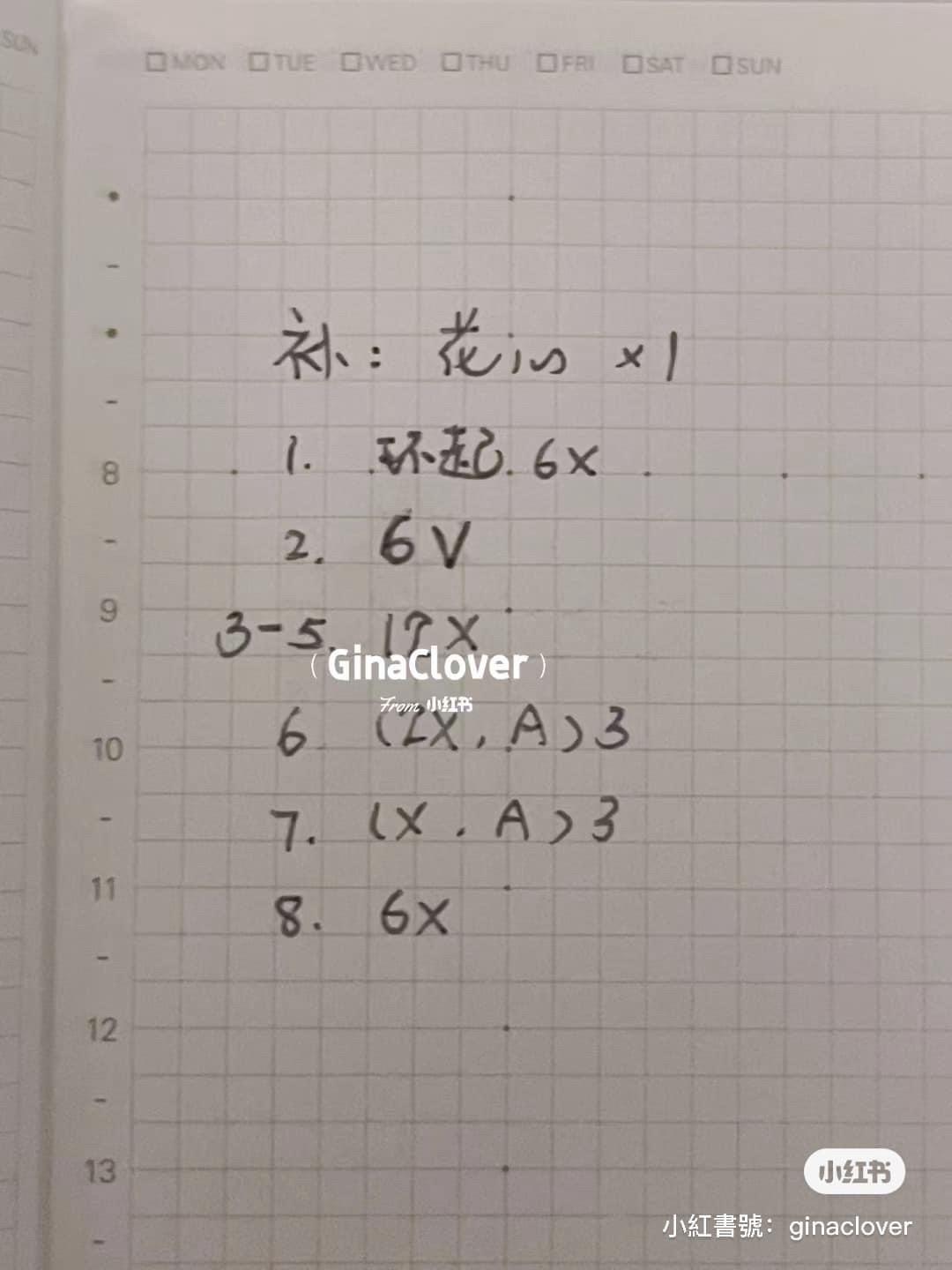 Crochet Tote Bag Pattern Chart with Red Rose Charm