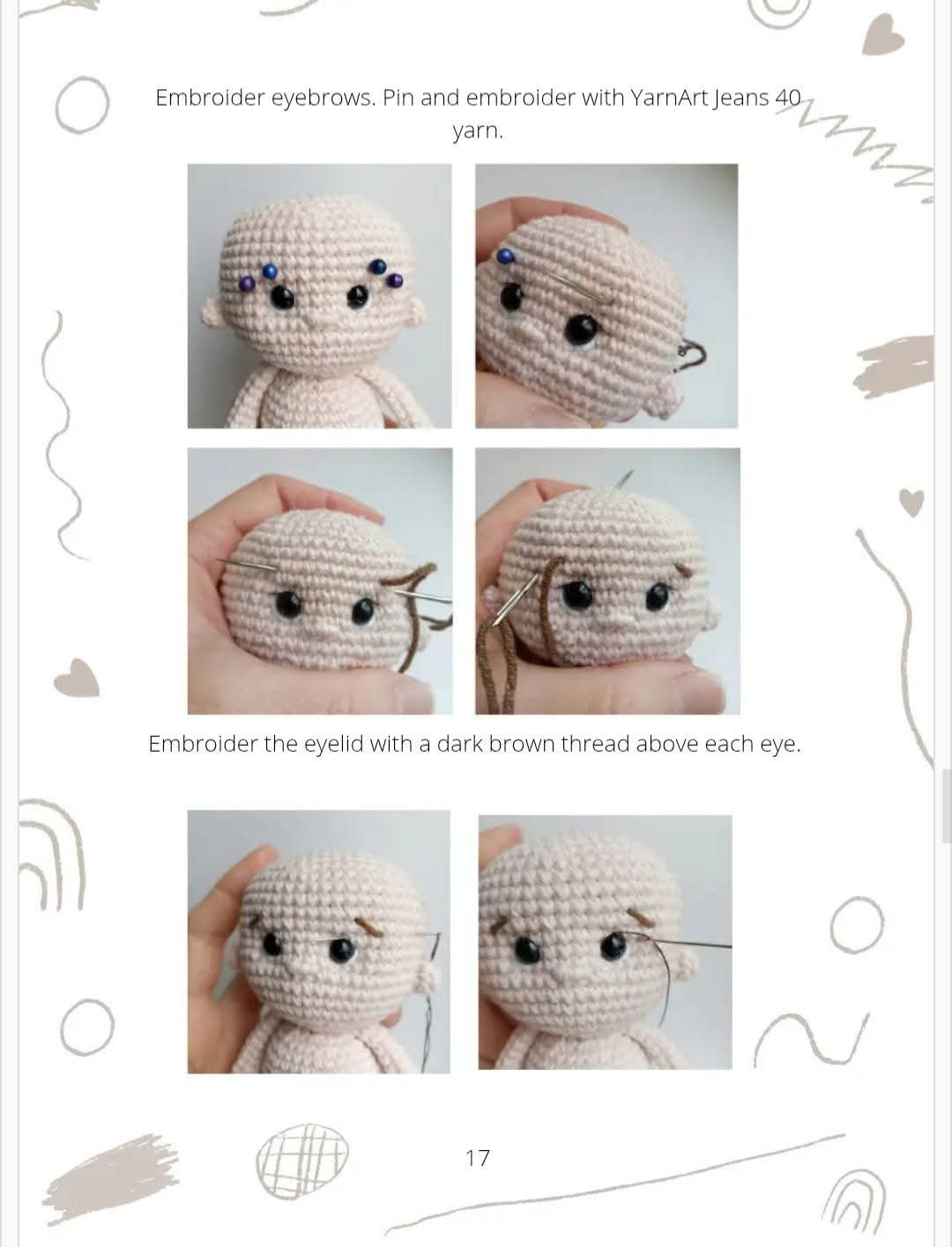 Crochet Toy Pattern: Angel (Cupid) Doll with Wings