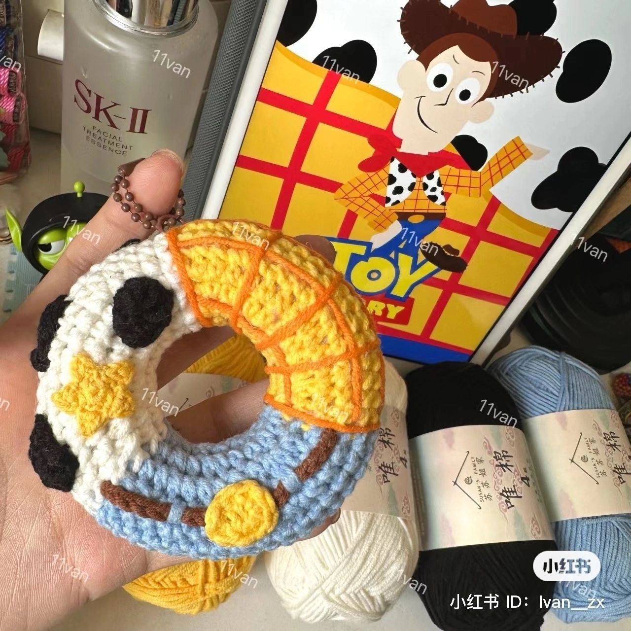 Crochet Toy Story Woody Donut Pattern Chart