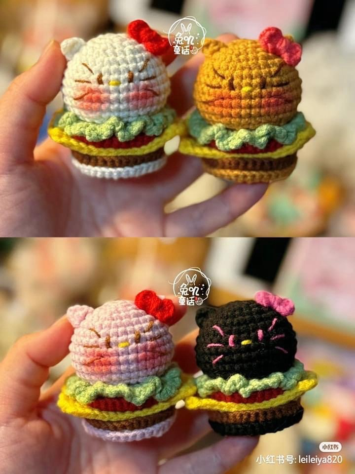 Crochet Tutorial: Black Skin Hula Kitty and Ugly Fish Kitty Amigurumi Patterns