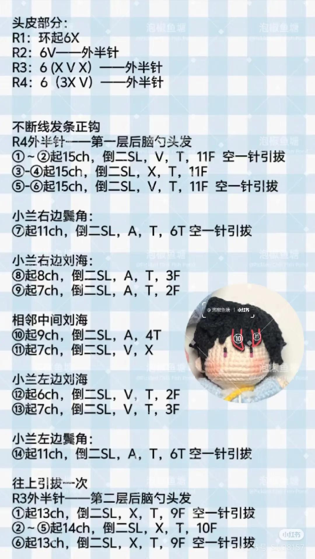 Crochet Tutorial: Cute Anime Boy Doll Pattern with Blue Jacket and Pink Skirt