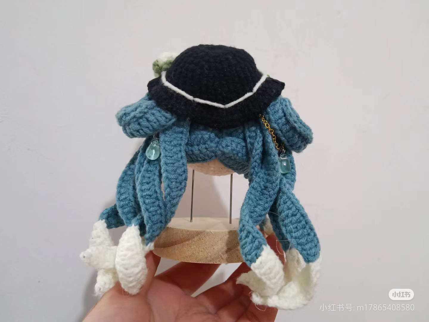 Crochet Tutorial for Hatsune Miku Amigurumi Doll: Scalp and Hair Pattern