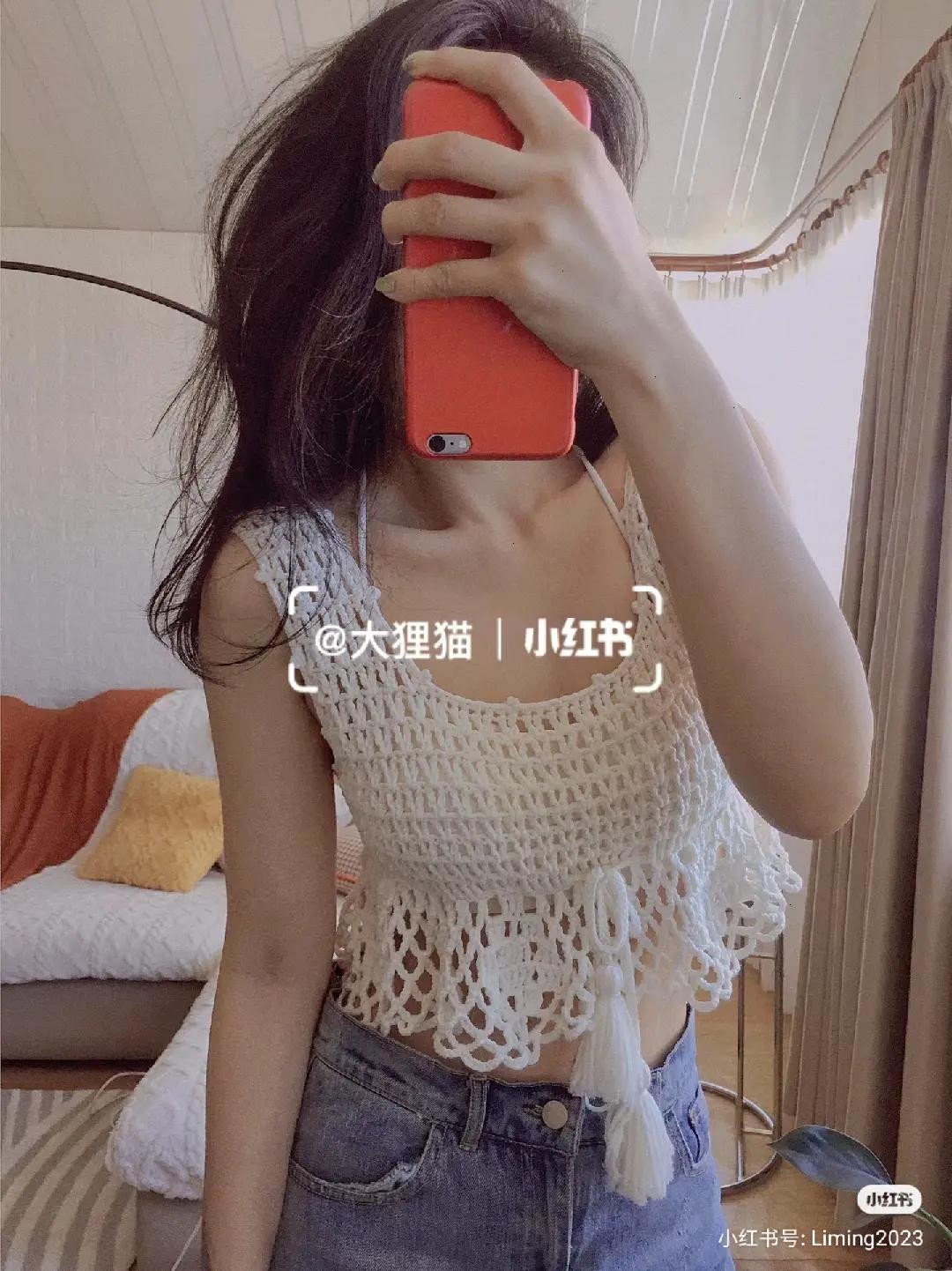 Crochet Tutorial for Long Sleeveless Dress with Tassels, Pattern A and B Charts