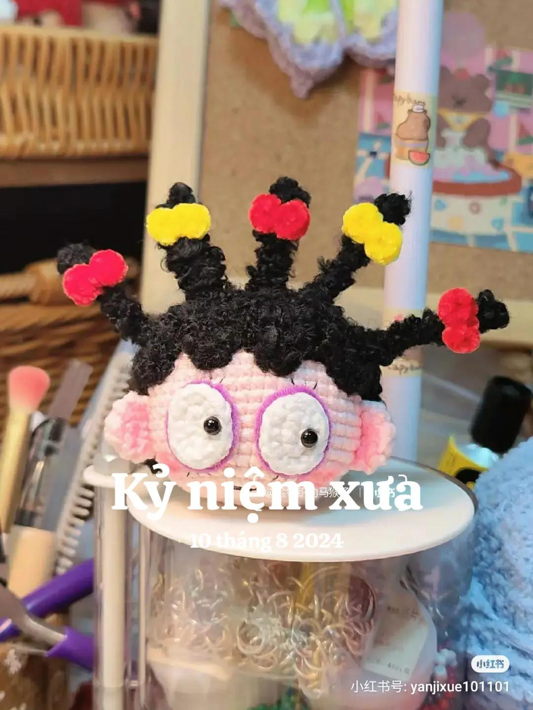 Crochet Tutorial: Head of Classic Cartoon Girl with Pigtails