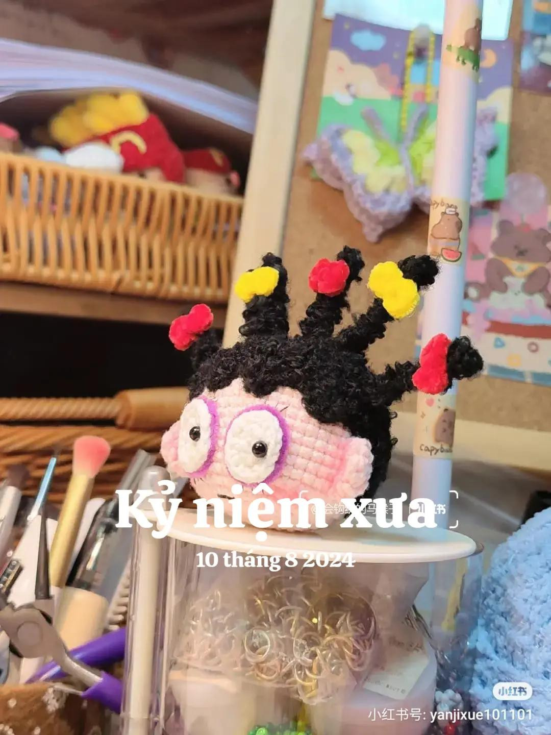 Crochet Tutorial: Head of Classic Cartoon Girl with Pigtails