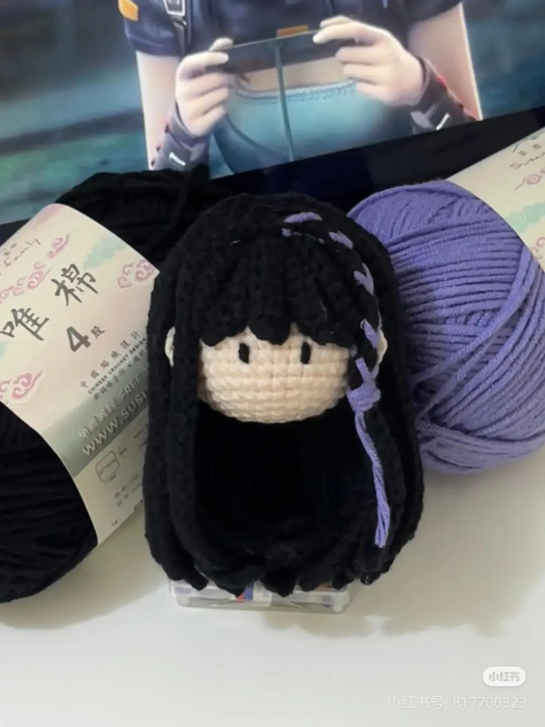 Crochet Tutorial: Lucy Doll Head and Hair Pattern