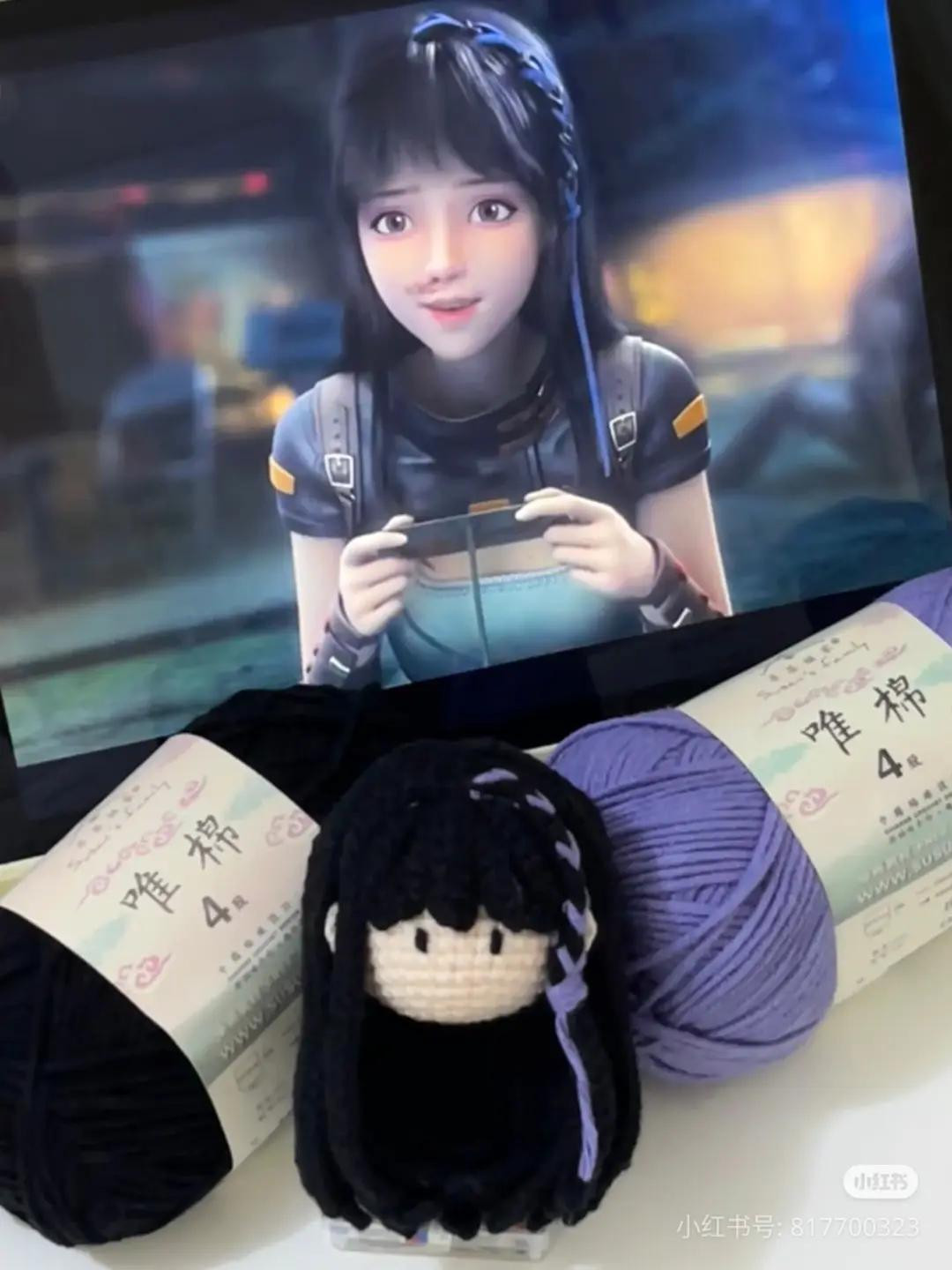 Crochet Tutorial: Lucy Doll Head and Hair Pattern