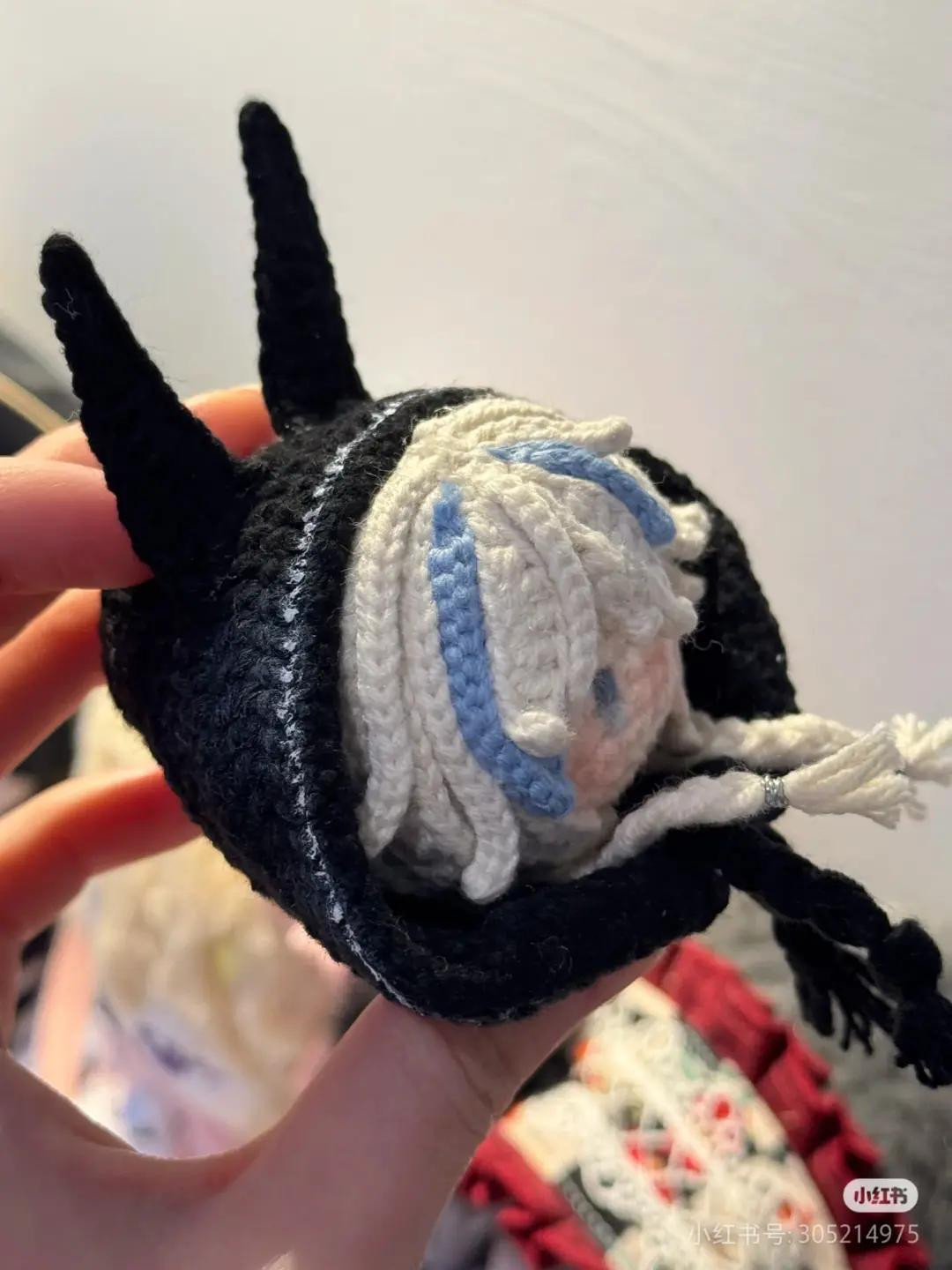 Crochet Tutorial: Night Watchman C104 Dolly with Hood and Horns Pattern