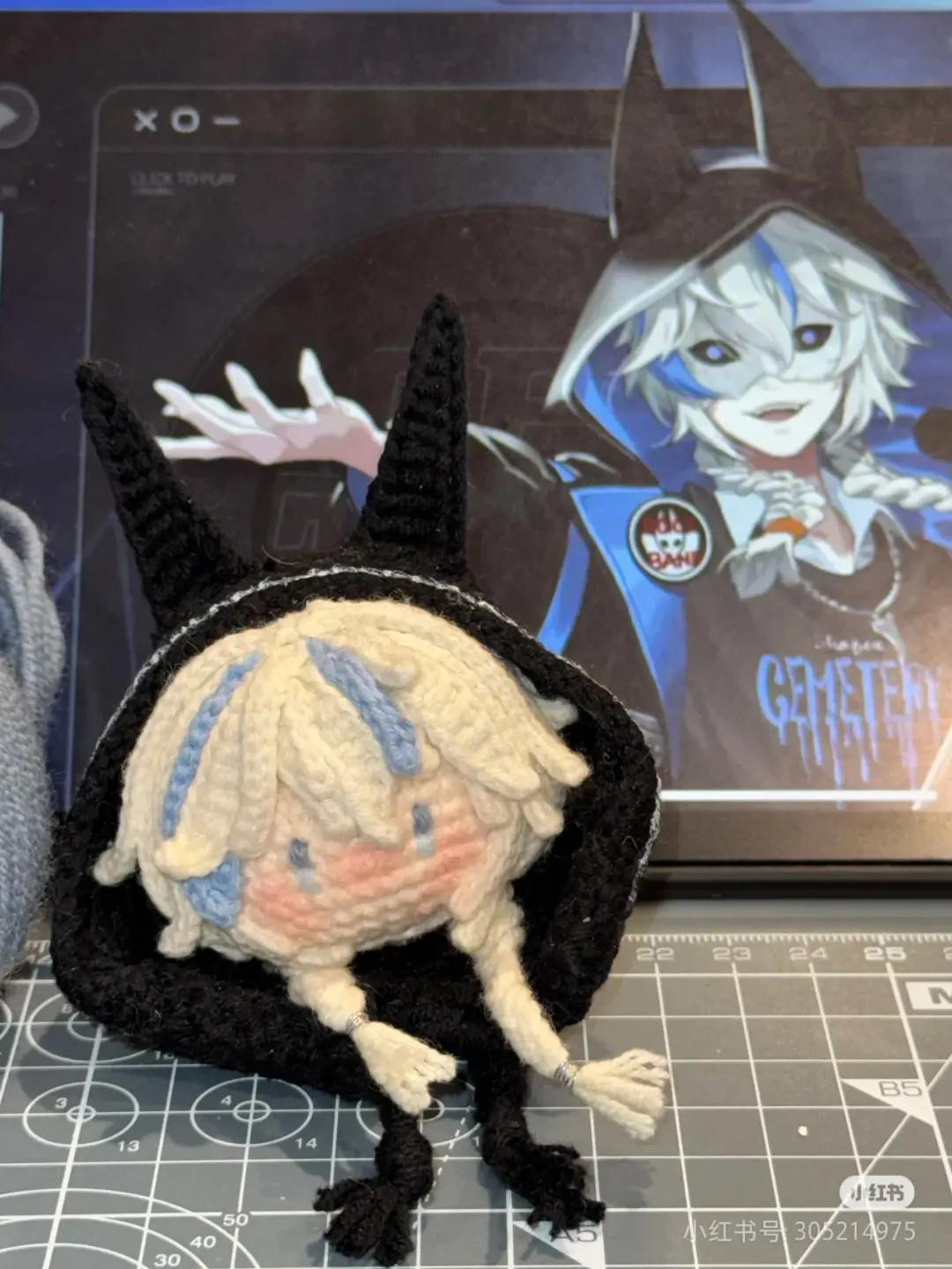 Crochet Tutorial: Night Watchman C104 Dolly with Hood and Horns Pattern