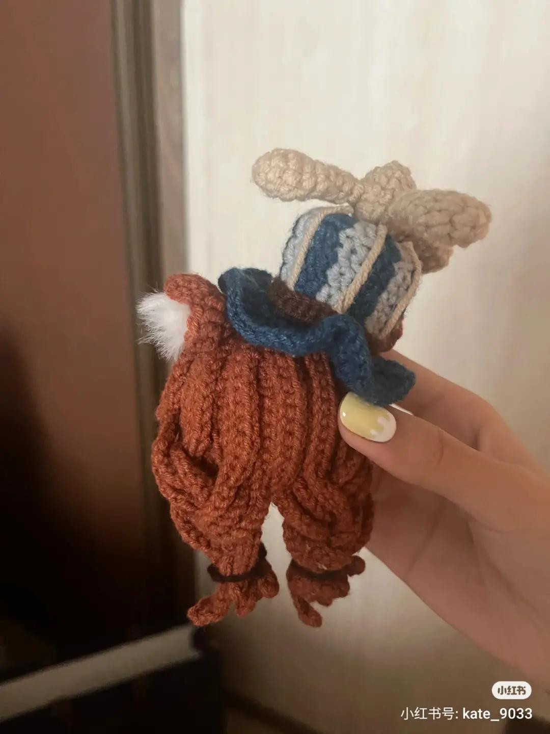 Crochet Tutorial Pattern for Identity V Fox Girl Amigurumi Doll with Detailed Chart and Hair Instructions