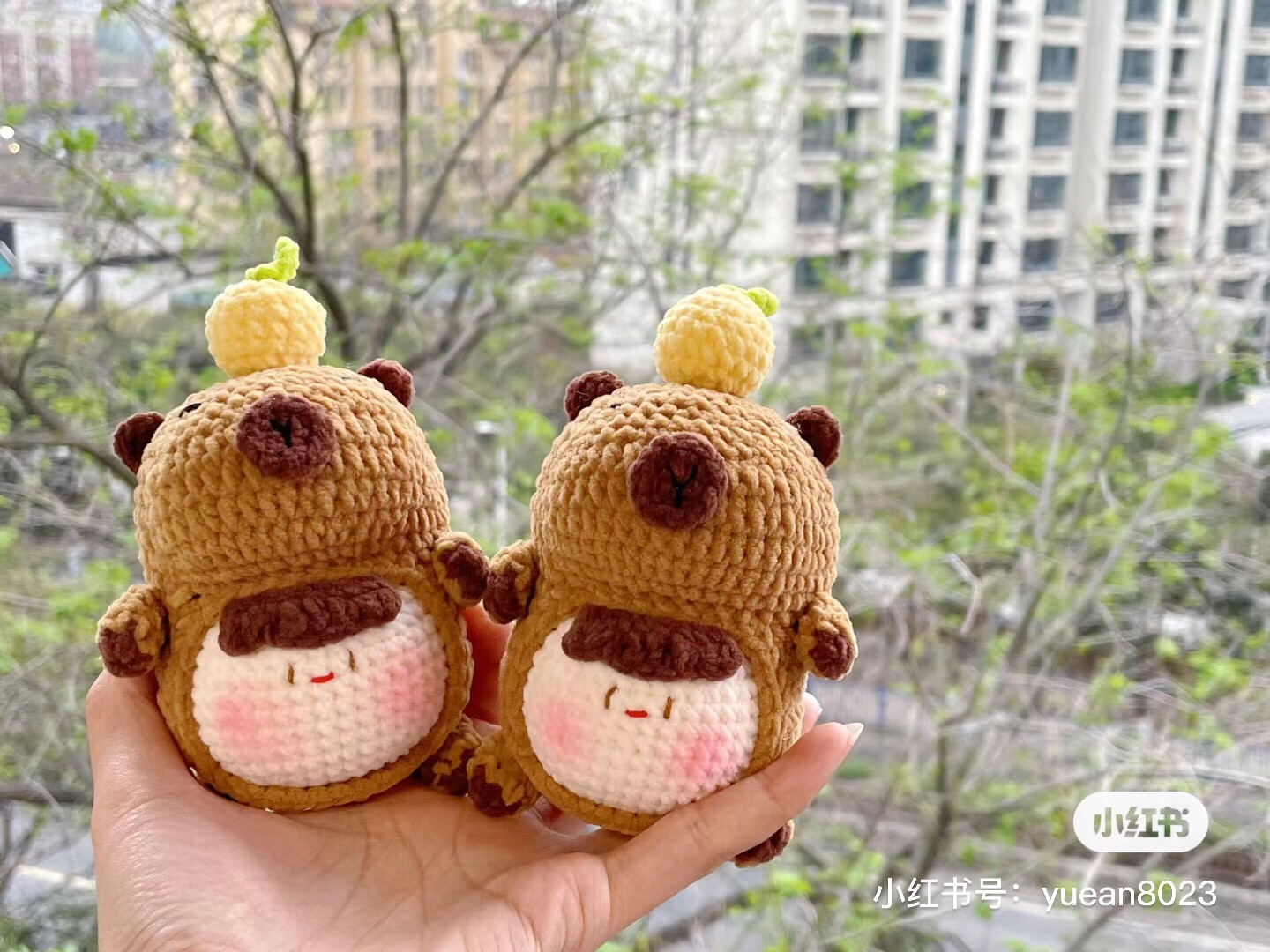 Crochet Water Chestnut Dumpling Doll Tutorial Chart