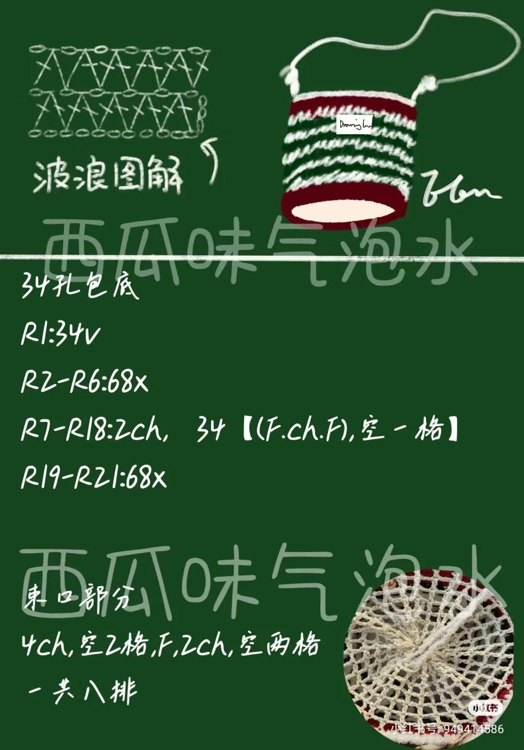 Crochet Wave Stitch Bucket Bag Pattern Tutorial