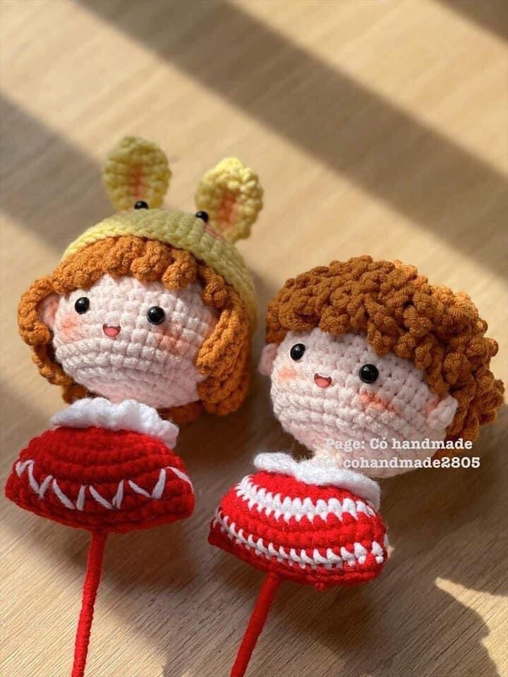 Crochet Wedding Couple Doll Chart: Western and Chinese Style Patterns