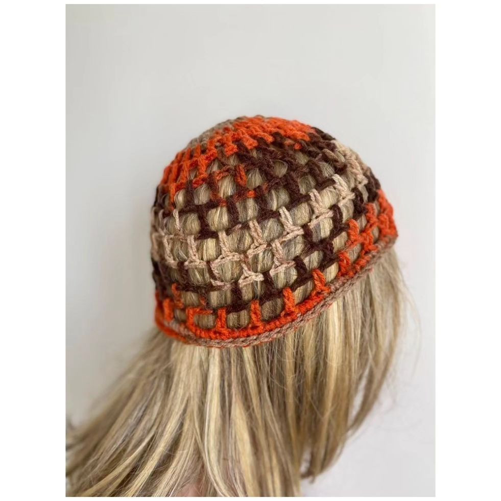 Crochet Wig Cap Pattern with Chart and Colorful Examples
