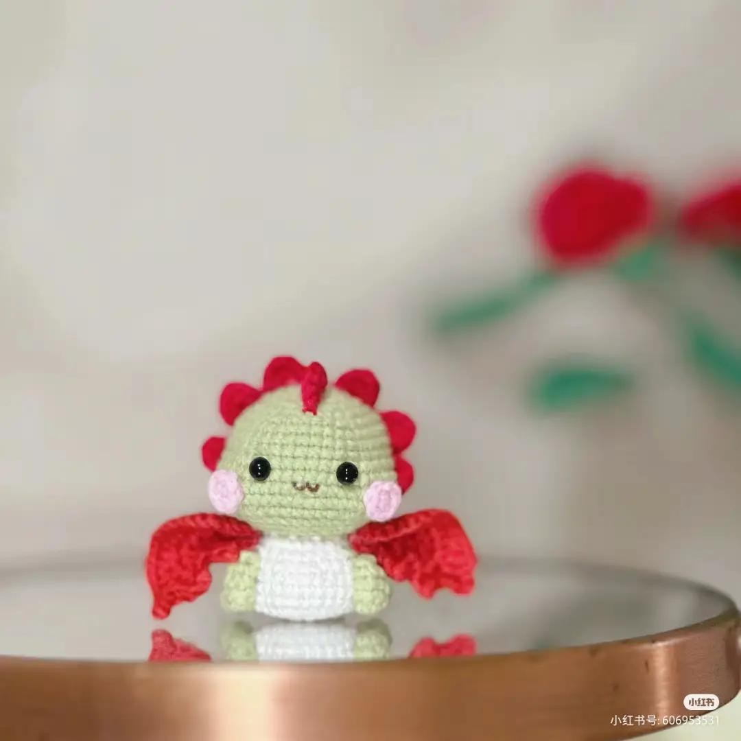 Cute Amigurumi Baby Dragon Crochet Pattern Chart