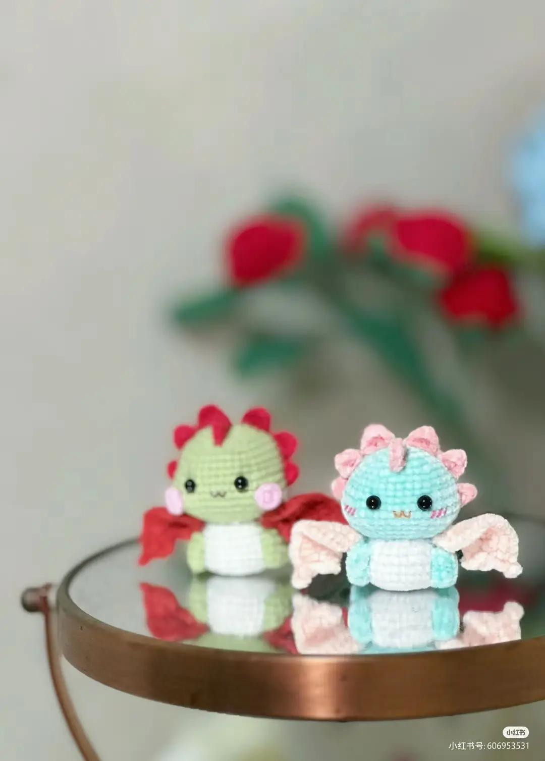 Cute Amigurumi Baby Dragon Crochet Pattern Chart