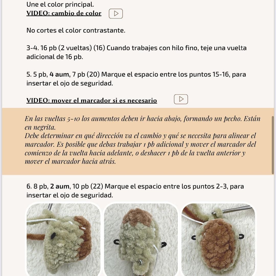 Cute Amigurumi Capybara Crochet Pattern with List of Materials and Instructions