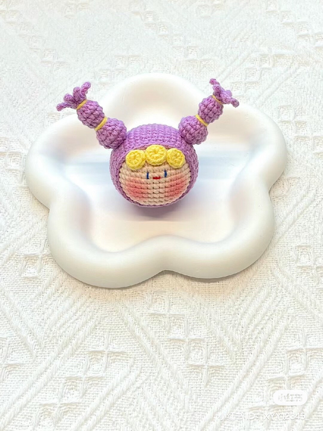 Cute Amigurumi Crochet Patterns: Purple Bun and Yellow Tiger Doll Charts