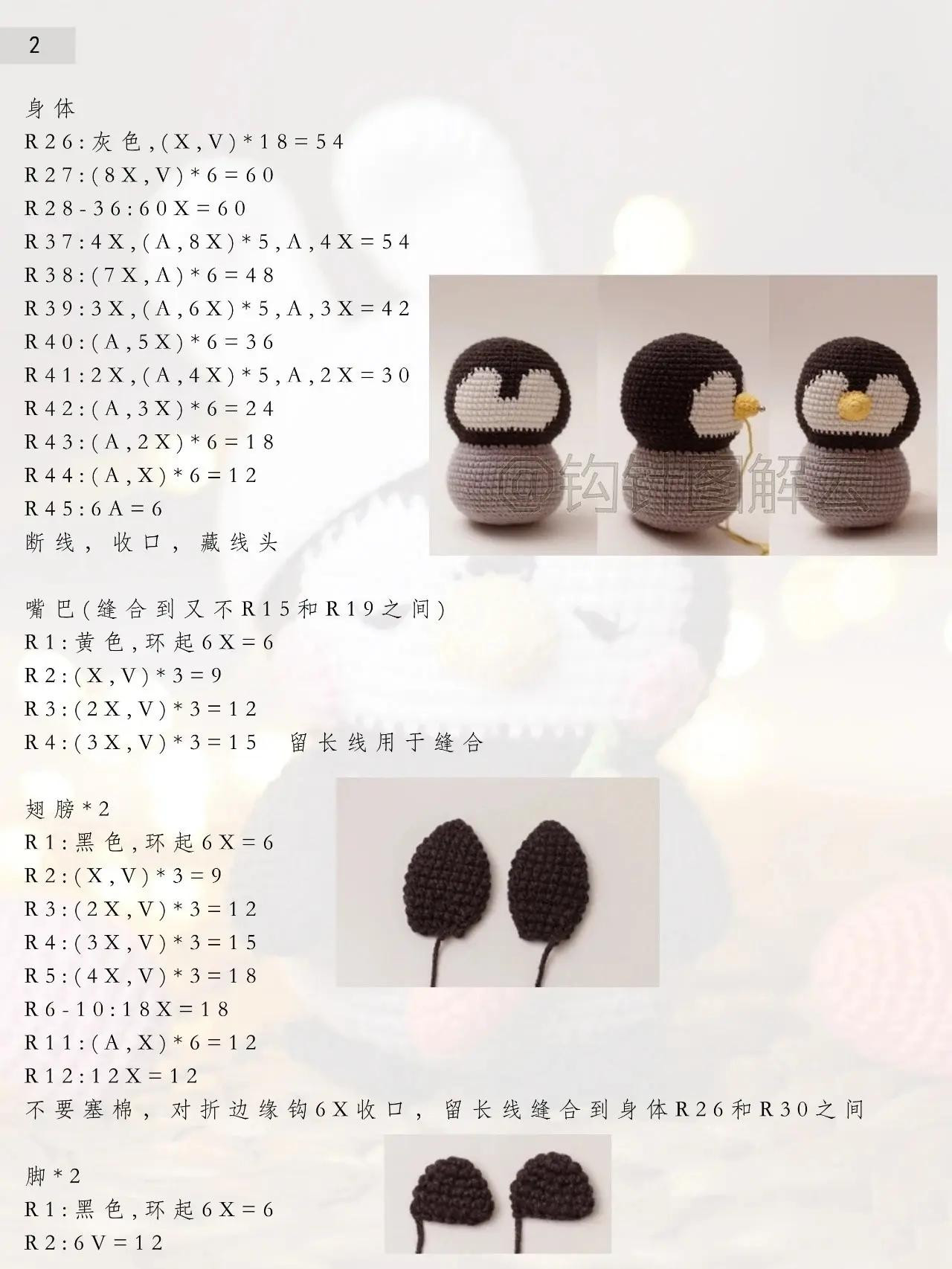 Cute Amigurumi Penguin Cosplaying as a Bunny with Carrot - Free Crochet Pattern