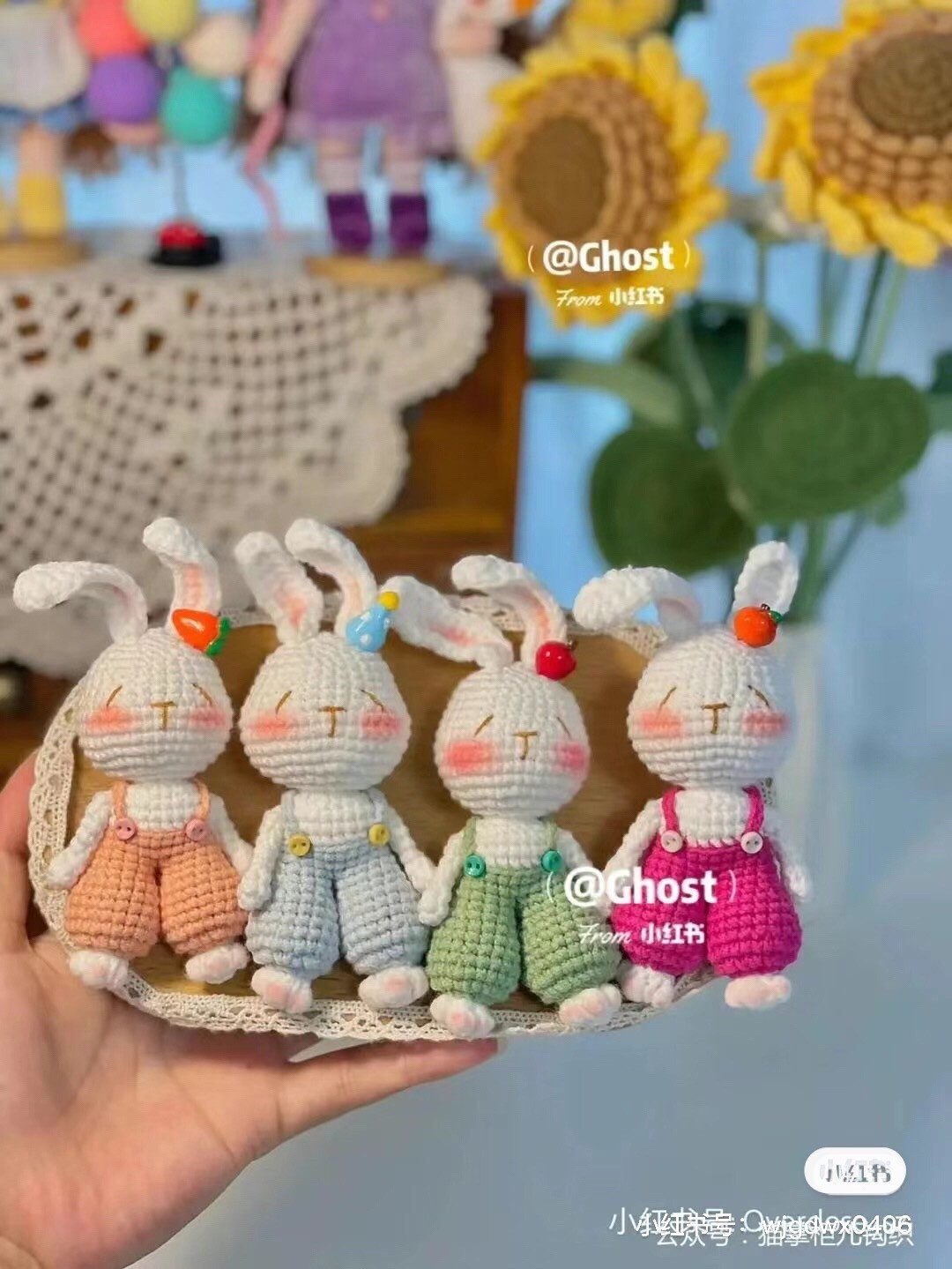 Cute Amigurumi Rabbit Doll Crochet Pattern Chart