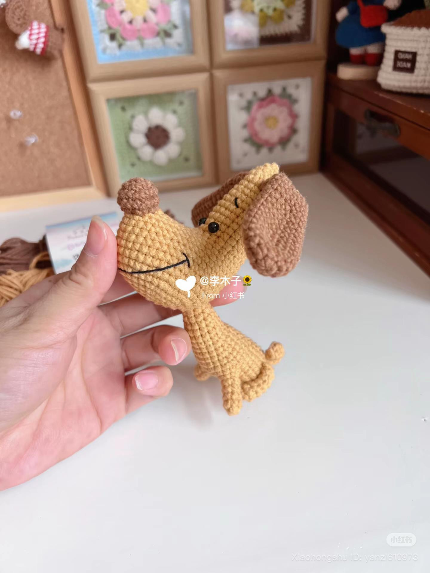 Cute Big Head Dog Amigurumi Crochet Pattern