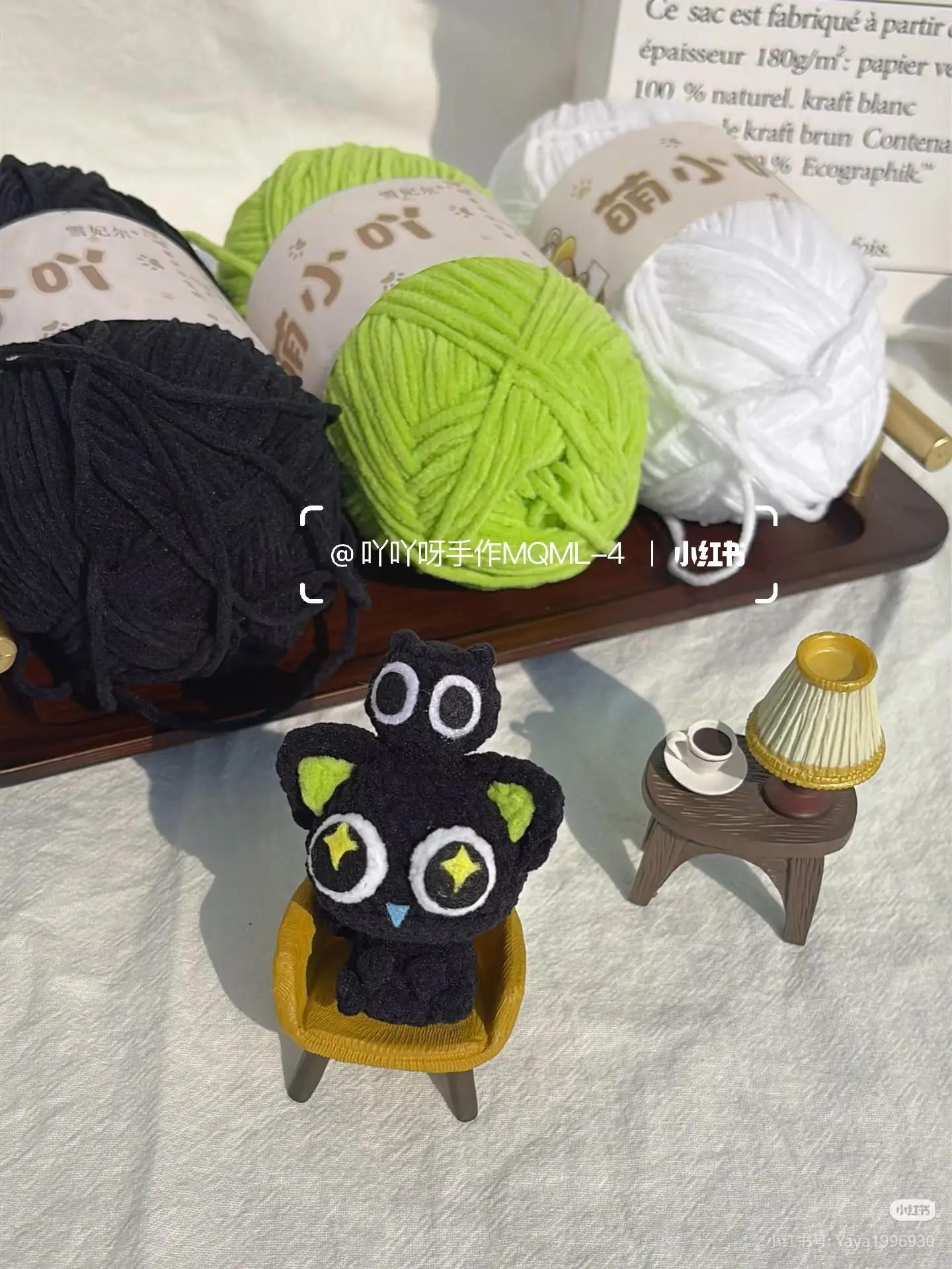 Cute Black Cat Amigurumi Crochet Pattern with Tutorial