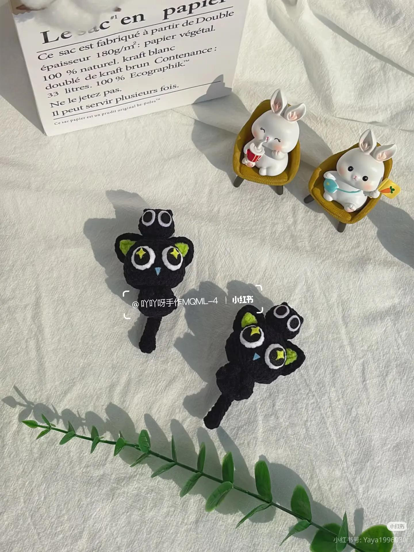 Cute Black Cat Amigurumi Crochet Pattern with Tutorial