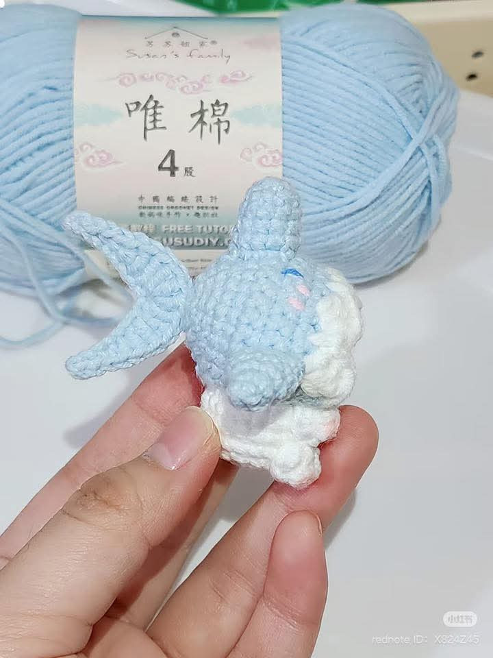 Cute Blue Crochet Shark Amigurumi Pattern and Tutorial