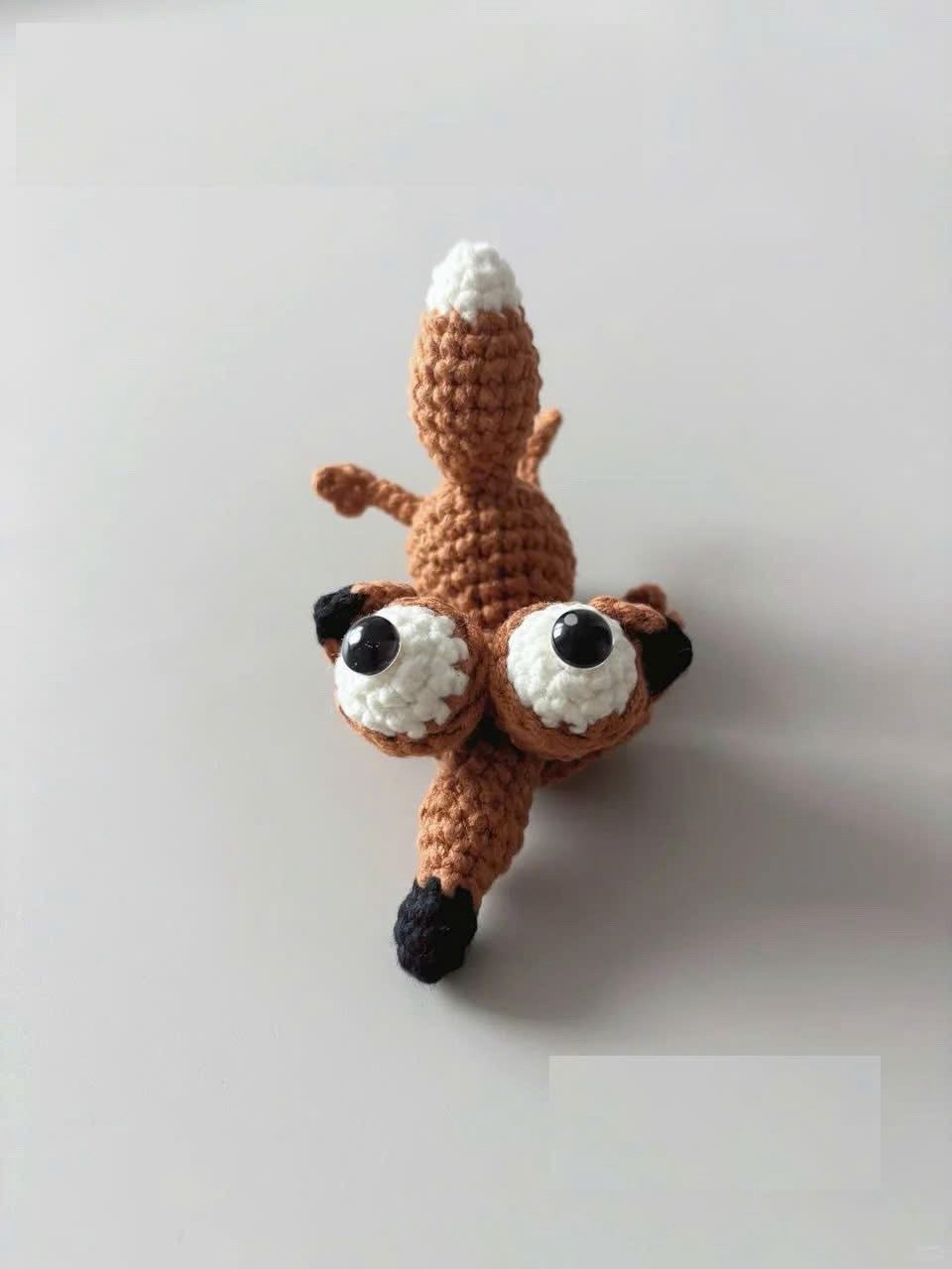 Cute Brown Squirrel Amigurumi Crochet Chart