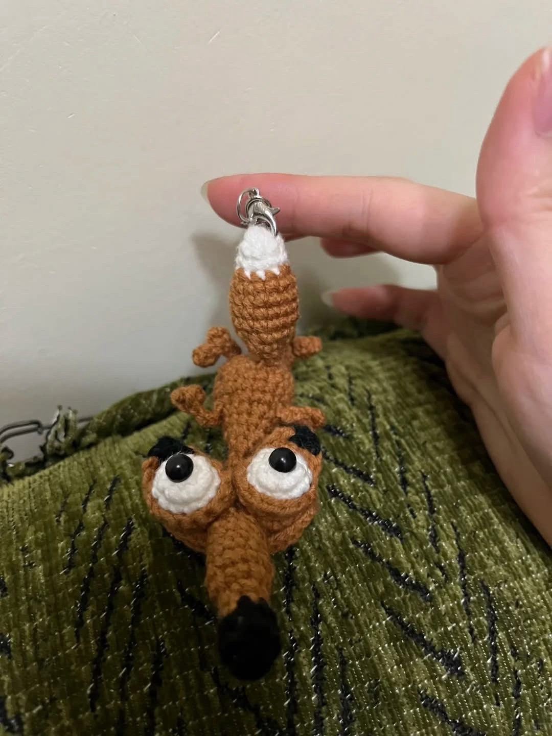 Cute Brown Squirrel Amigurumi Crochet Chart