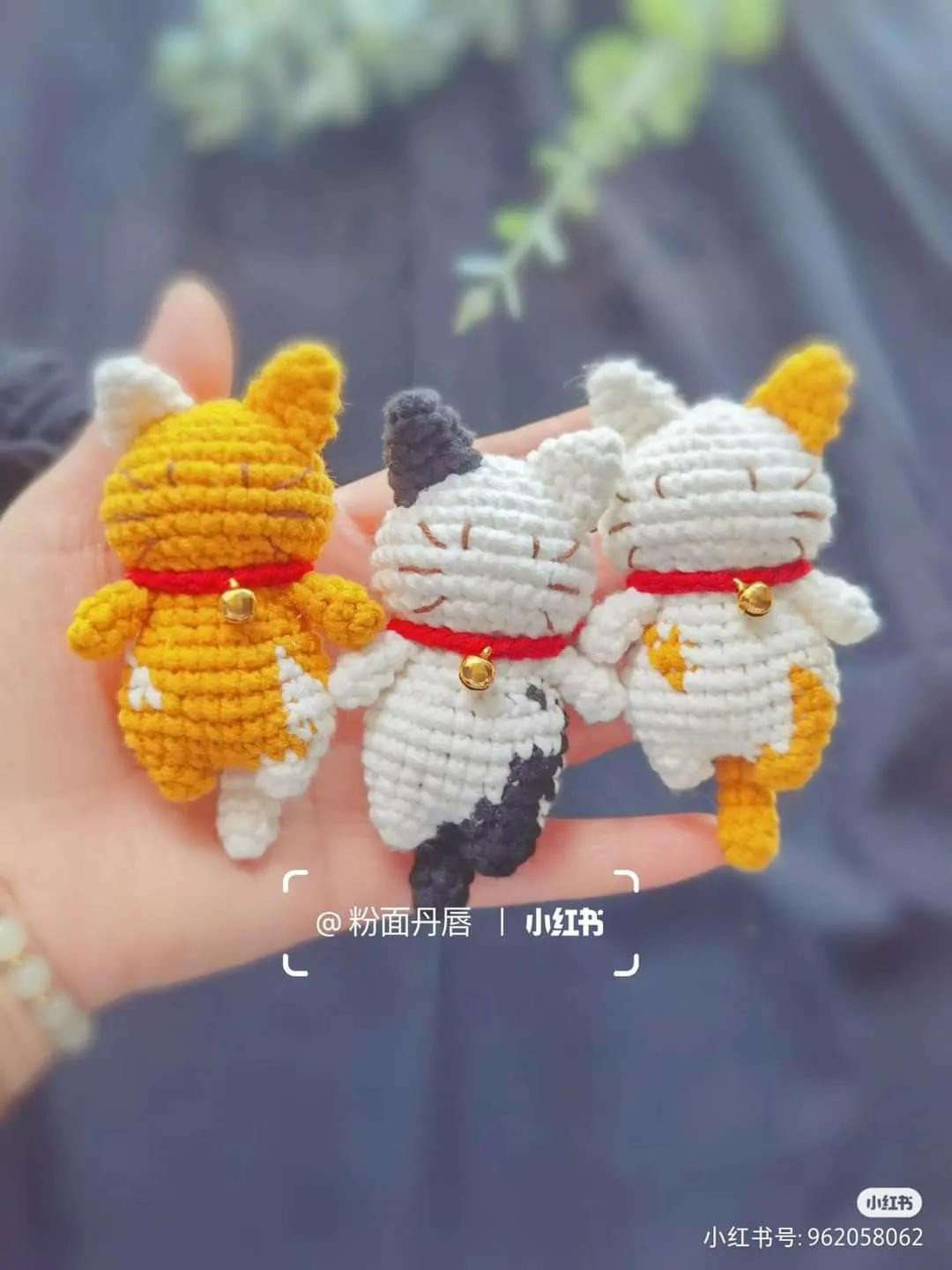 Cute Calico Cat Amigurumi Crochet Pattern Chart