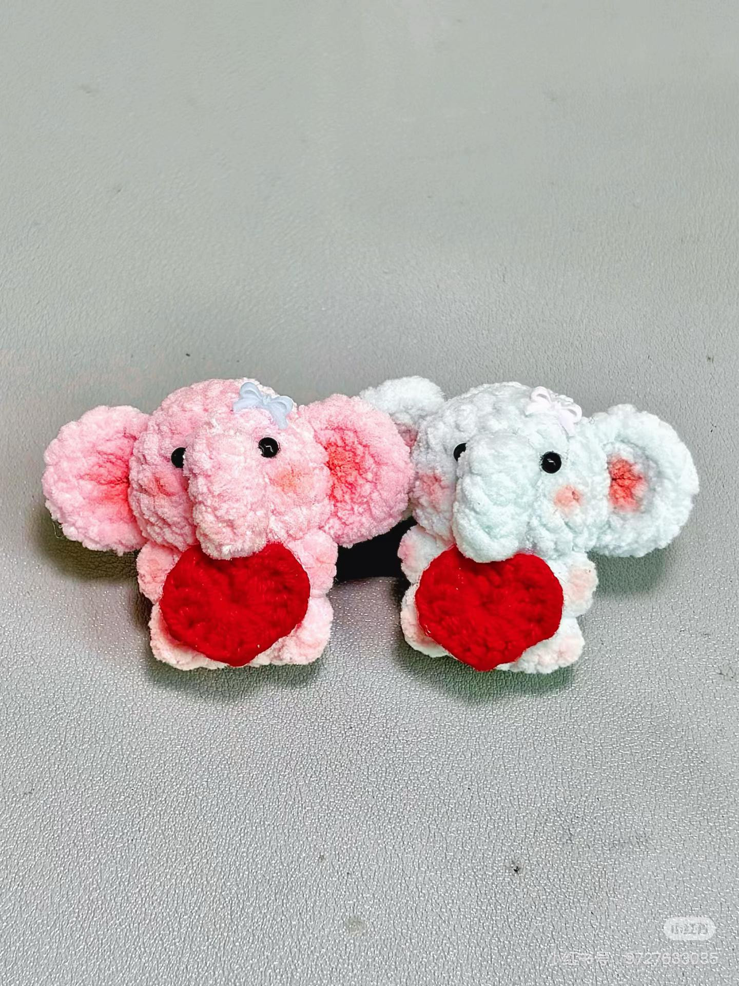 Cute Candy Elephant Amigurumi Crochet Pattern
