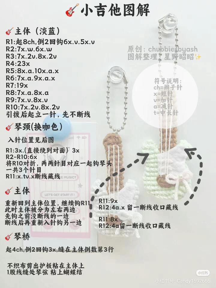 Cute Cherry Pig and Bear Amigurumi Crochet Pattern