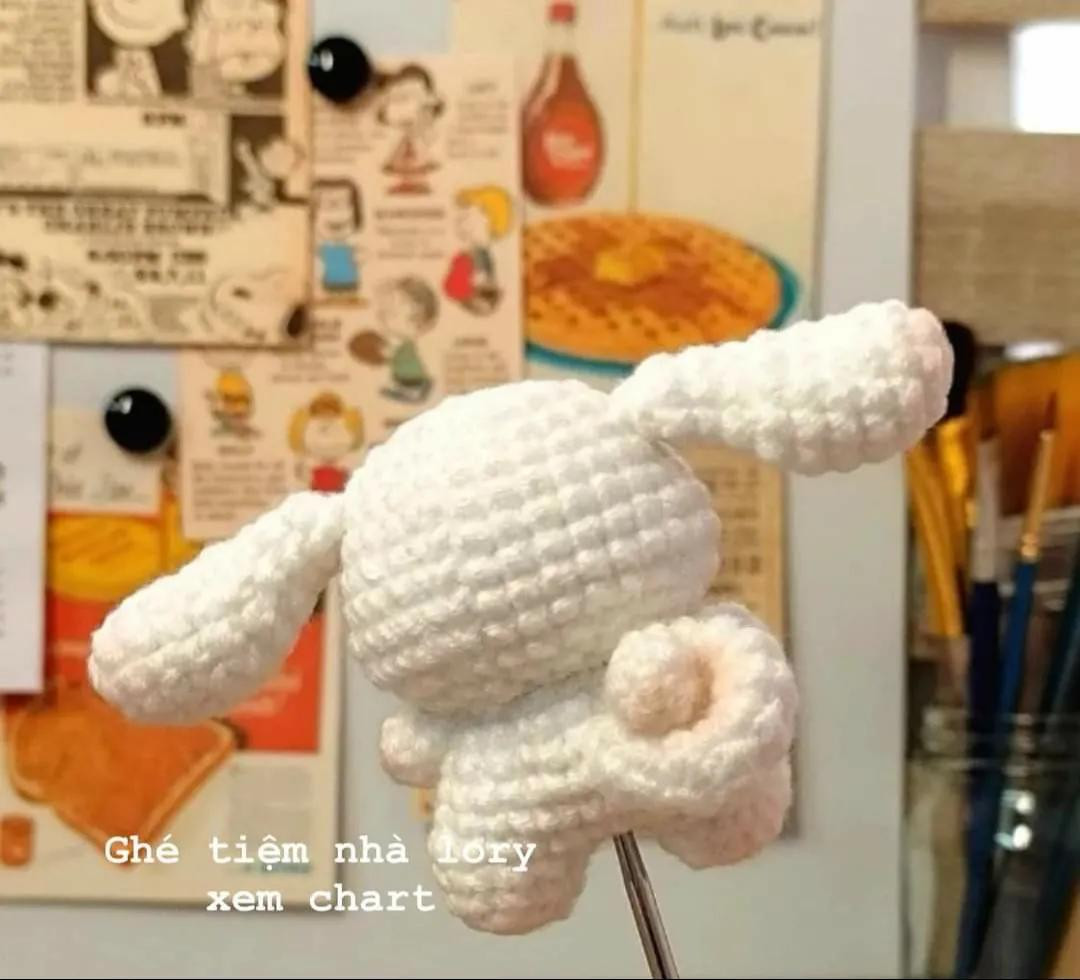 Cute Cinnamoroll Amigurumi Crochet Pattern Chart