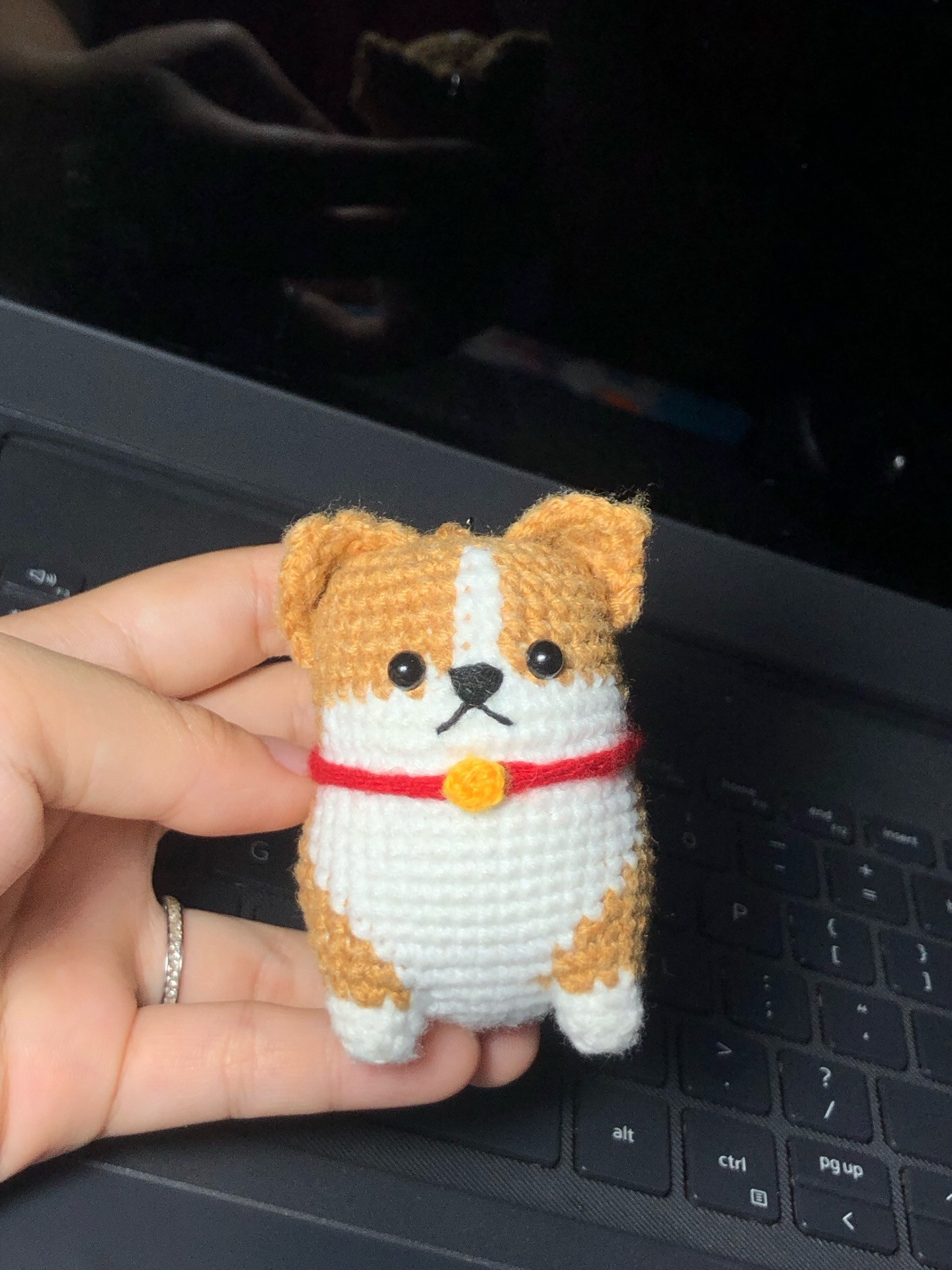 Cute Corgi Crochet Pattern Chart and Doll