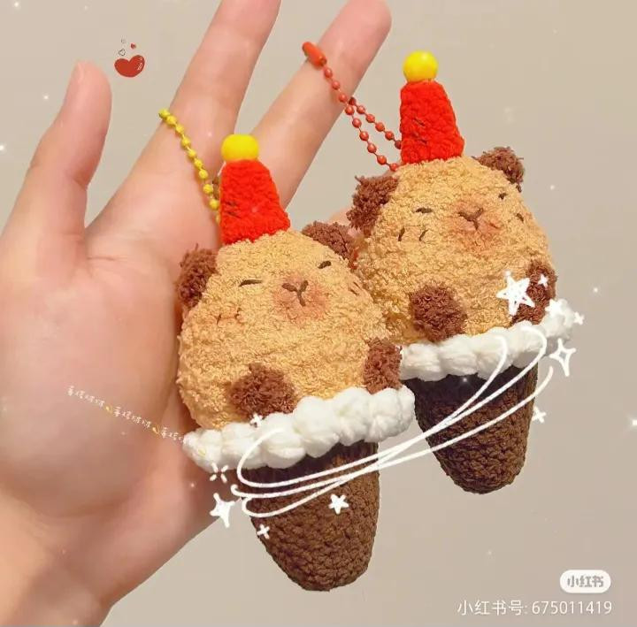 Cute Crochet Amigurumi Patterns: Chocolate Bear, Banana Capybara, and Sushi