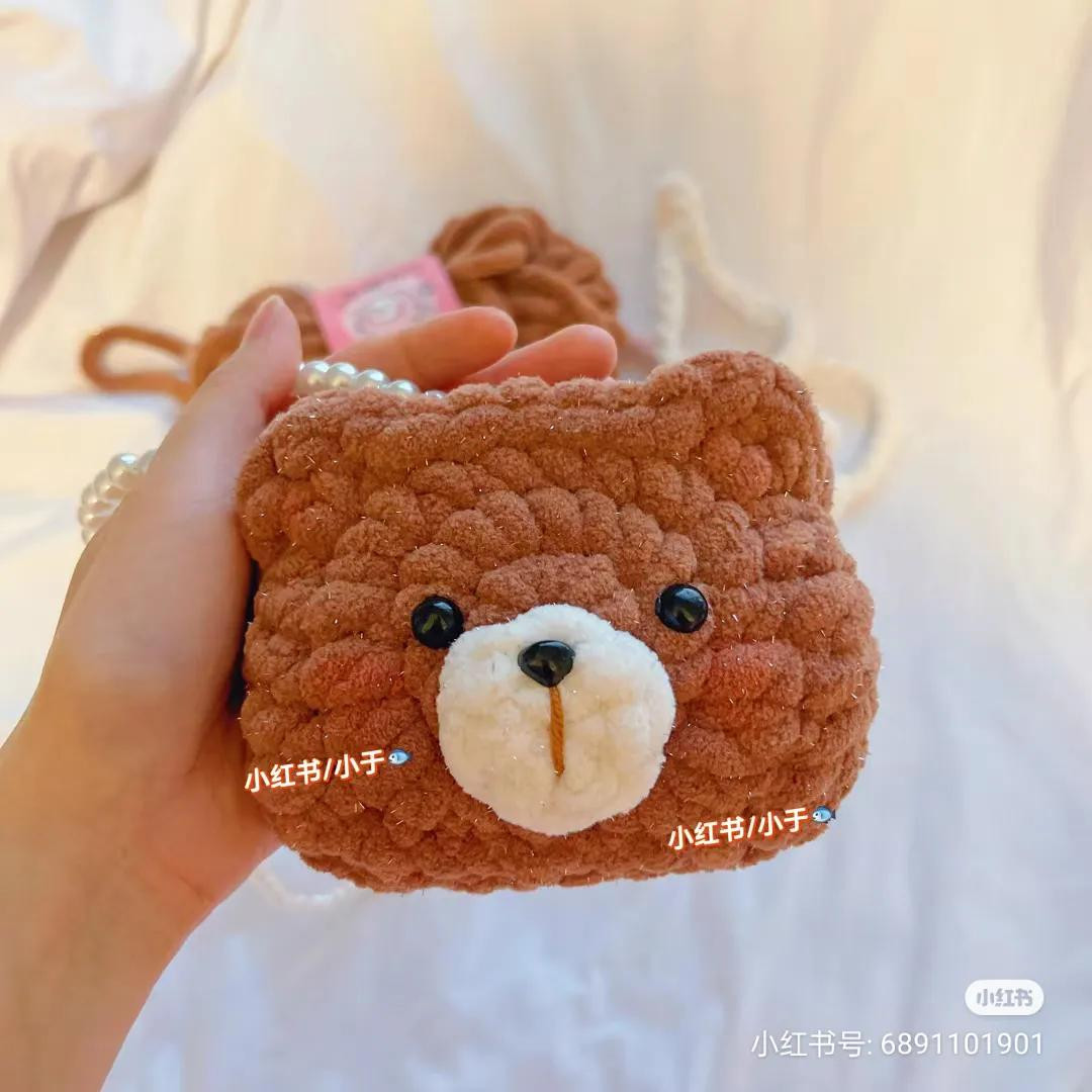 Cute Crochet Animal Bags Pattern: Bear, Pig and Rabbit