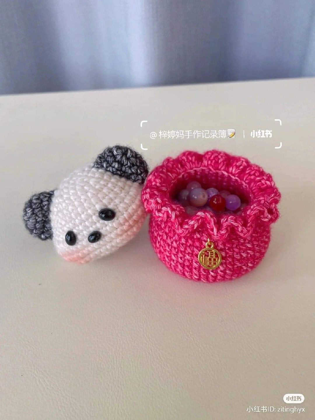 Cute Crochet Animal Flower Pots Pattern: Cat, Rabbit, Pig