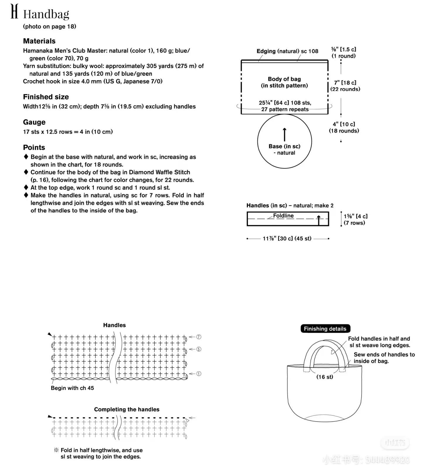 Cute Crochet Bags: Zipper Pouch, Granny Bag, and Square Bag Patterns with Charts