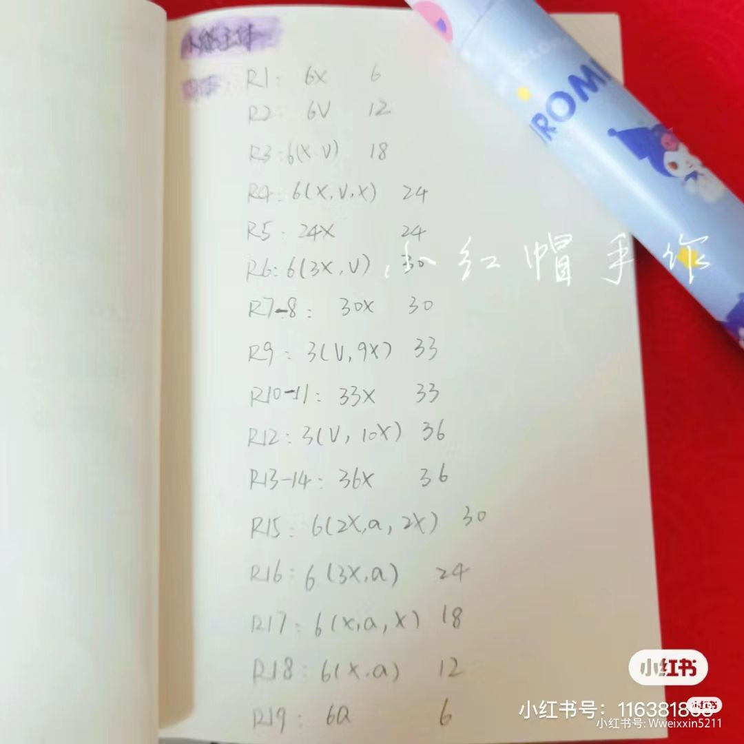 Cute Crochet Bear Holding Pear Pattern Chart