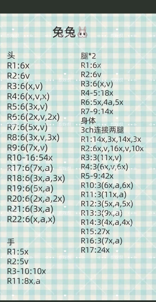 Cute Crochet Bunny Doll Pattern with Dress and Carrot Bag Chart