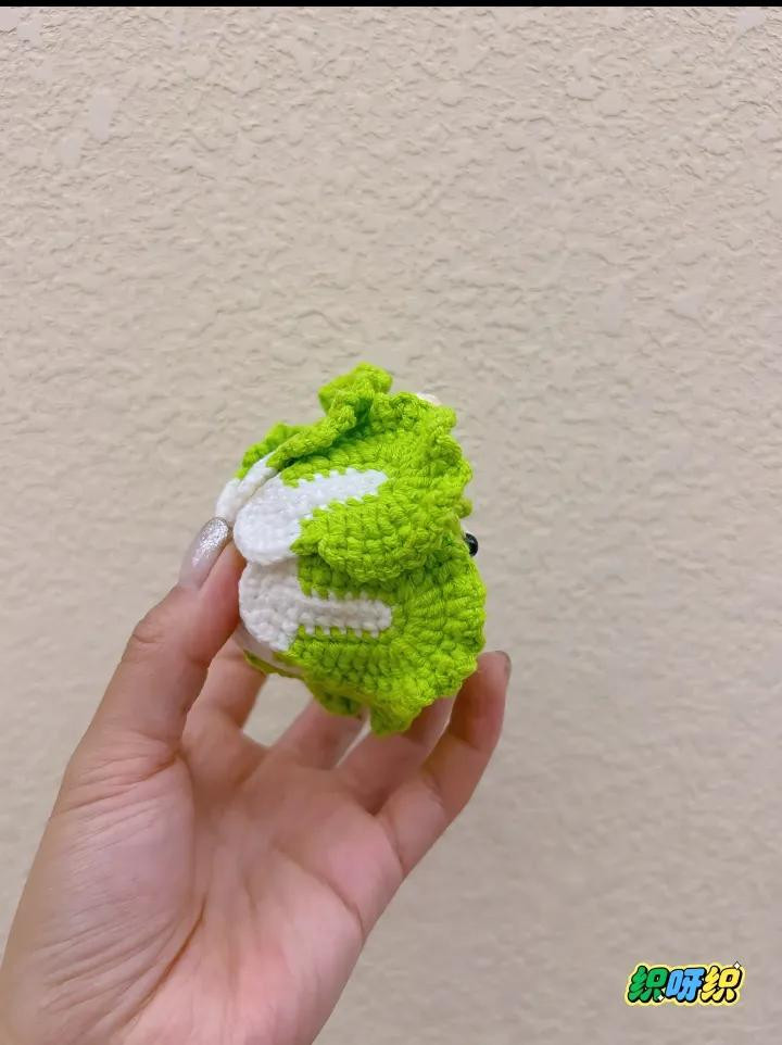Cute Crochet Cabbage Dog Amigurumi Pattern Chart