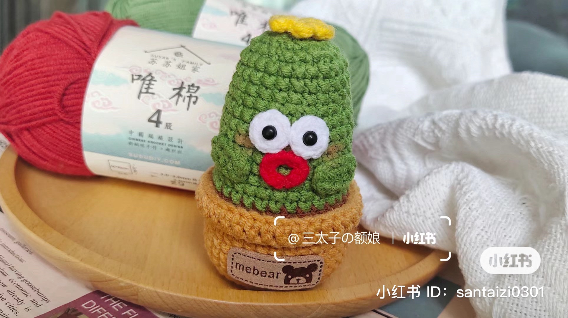 Cute Crochet Cactus Doll Pattern