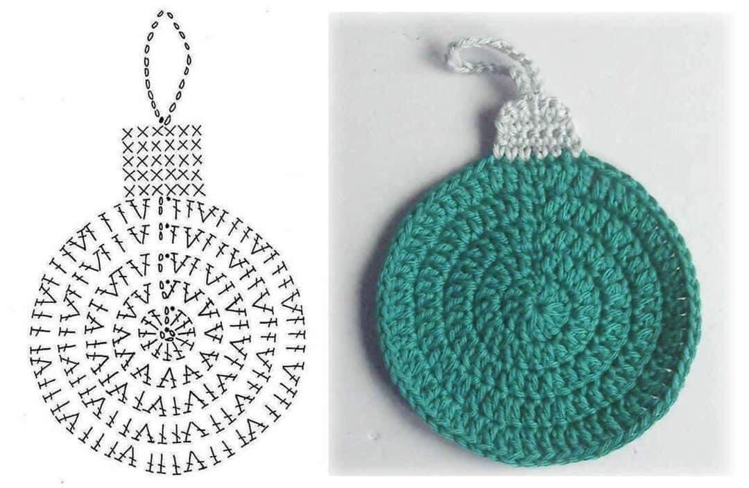 Cute Crochet Christmas Ornaments: Santa, Stars & Snowflakes Flat Charts